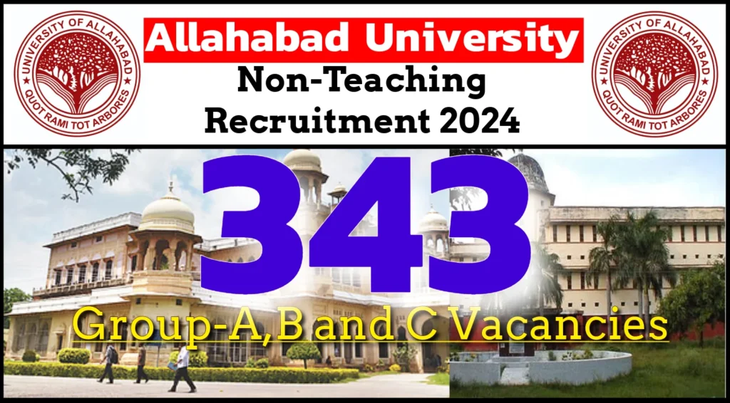 Allahabad University Non Teaching Recruitment Online Application for 2024: